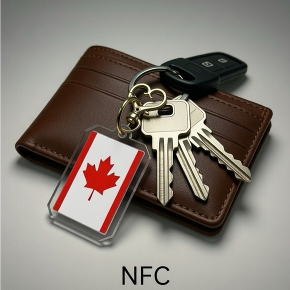 Custom Keychain with NFC tag - Picture 3 of 4